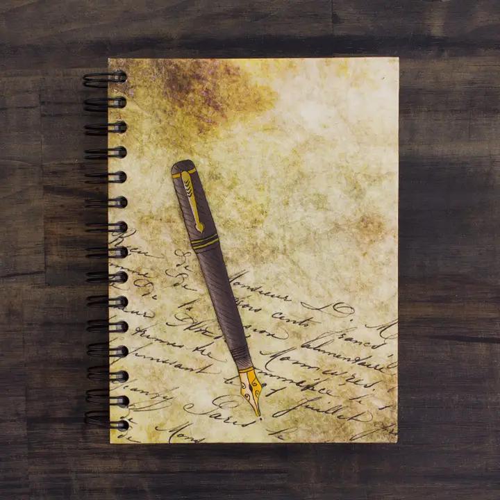 Mr. Ellie Pooh notebook with ink pen
