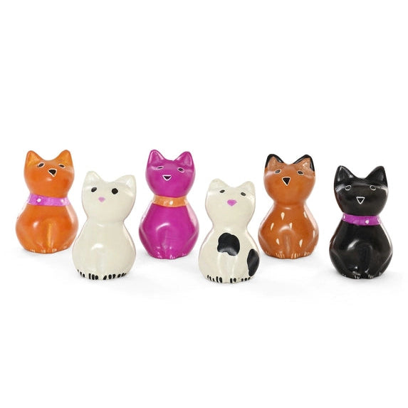 Soapstone Playful Mini Cat