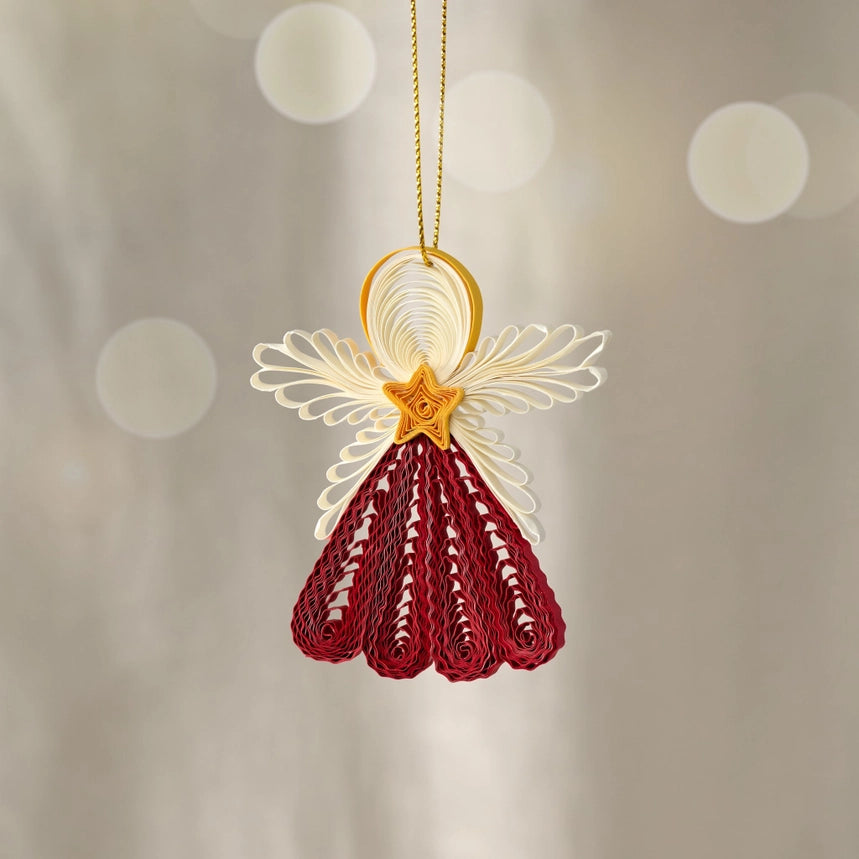 Quilled Angel Ornament