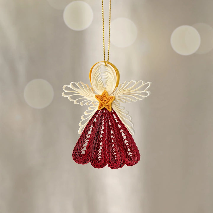 Quilled Angel Ornament