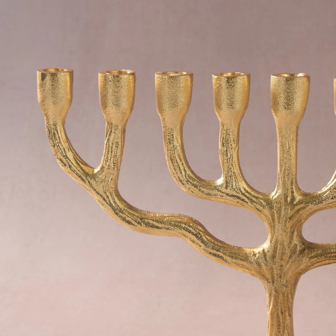 Rooted in Faith Gold Tone Menhorah