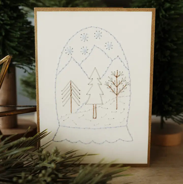 Snowglobe Greeting Card