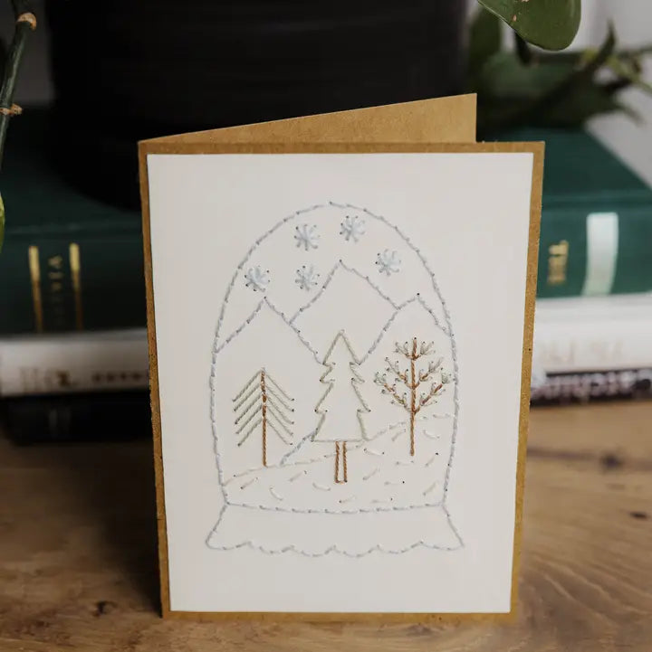 Snowglobe Greeting Card