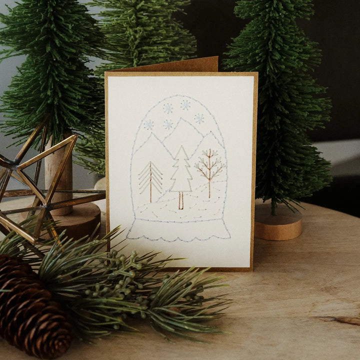 Snowglobe Greeting Card