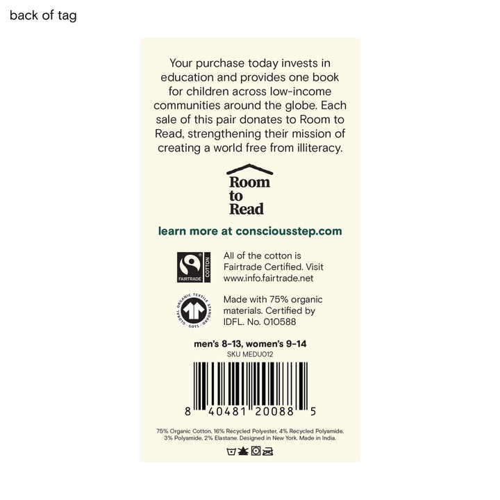 Room to Read label