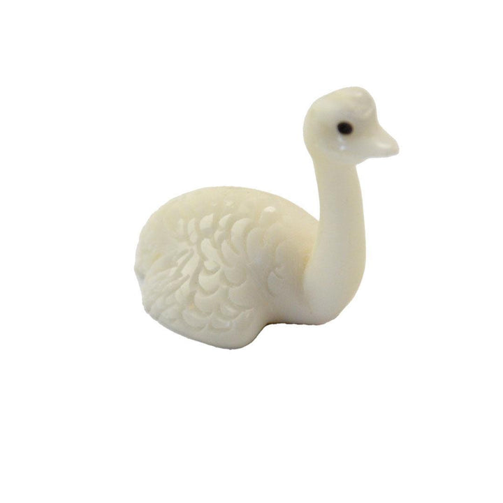 a tagua nut ostrich