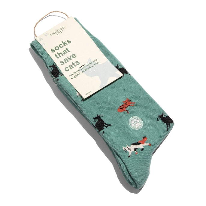 socks that save cats on a white background