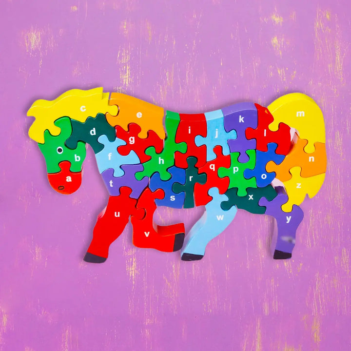 Wooden Puzzle Horse