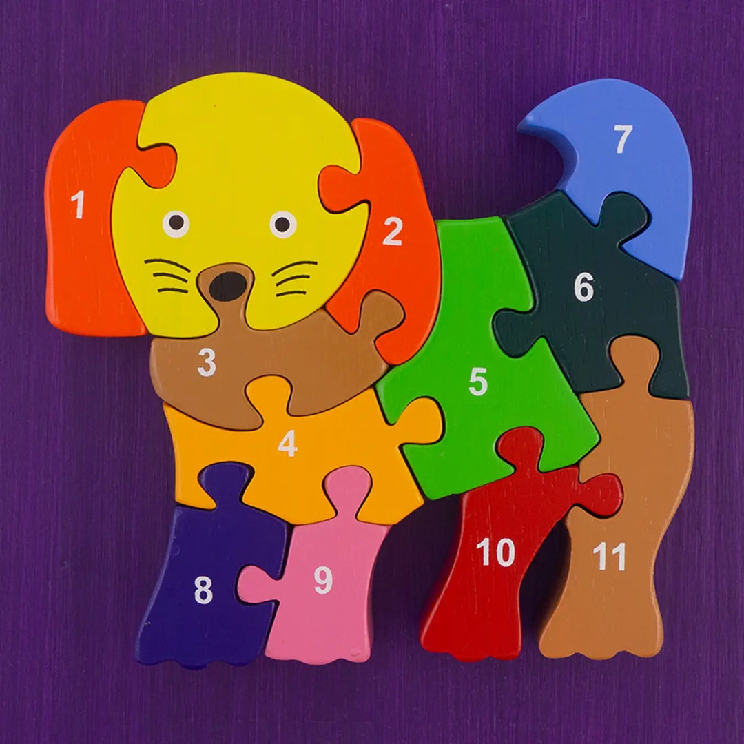 Wooden Puzzle Puppy Dog