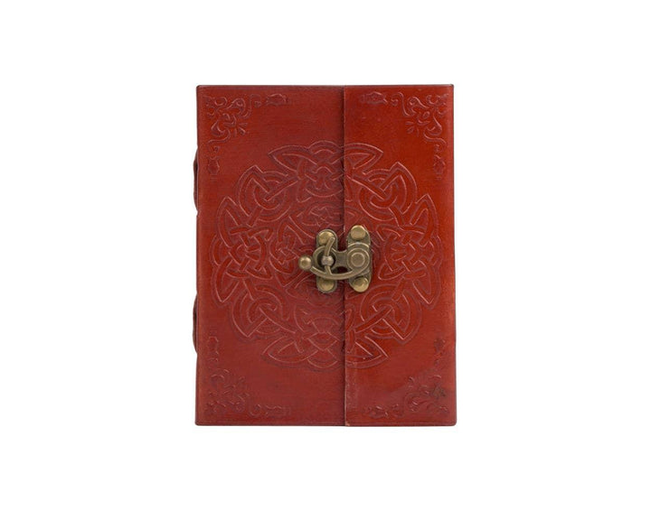 Endless Knot Leather Journal