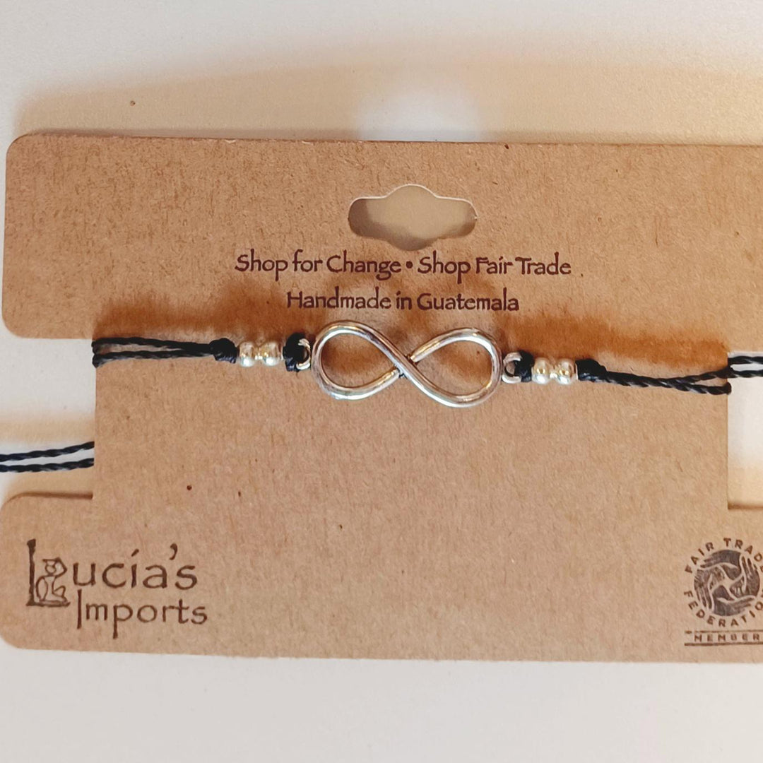 String Charm Bracelet Infinity