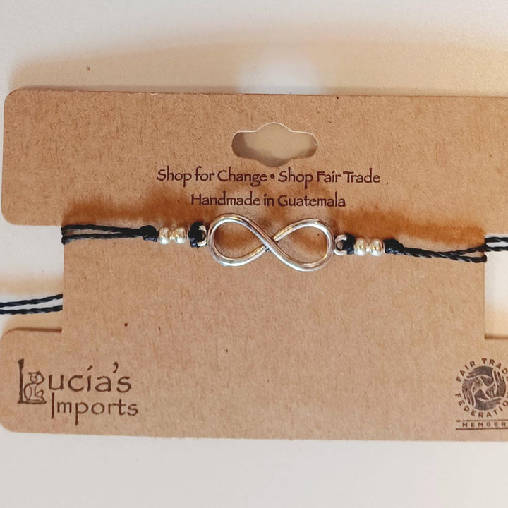 String Charm Bracelet Infinity