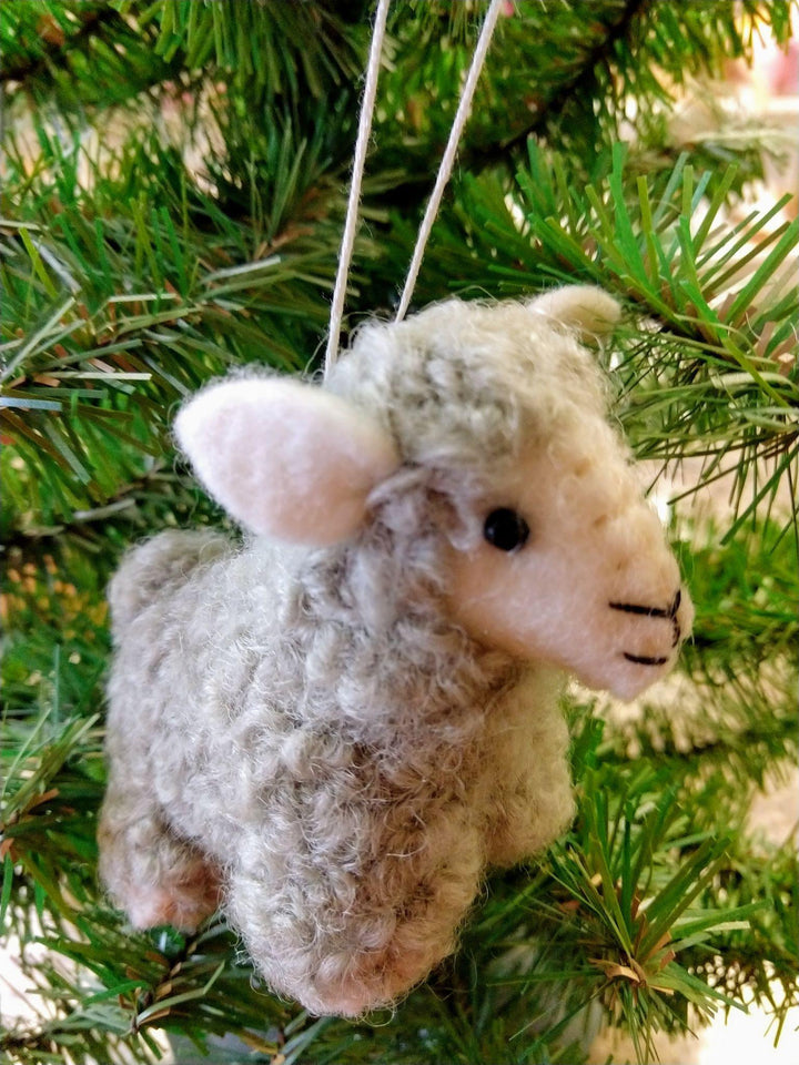 Felt Sheep Ornament
