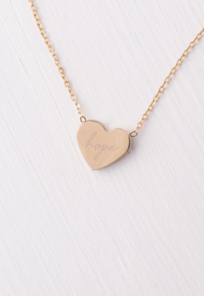 Give Hope Necklace Gold