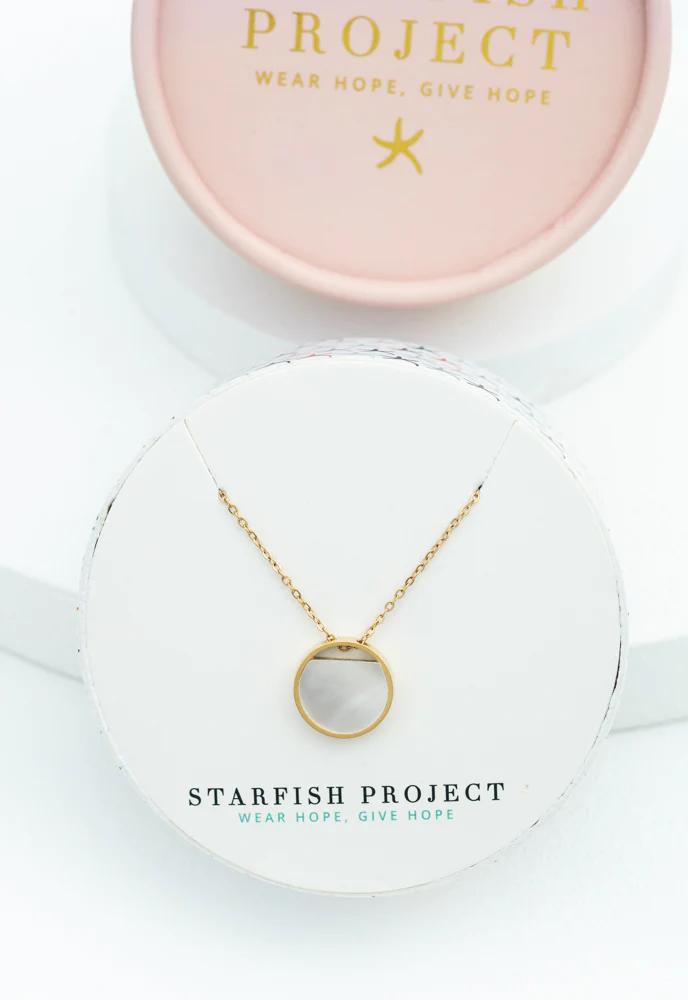 Iris Mother of Pearl Necklace