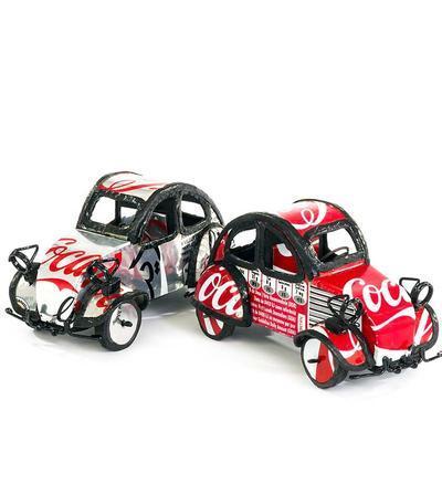 Recycled Pop Can Car