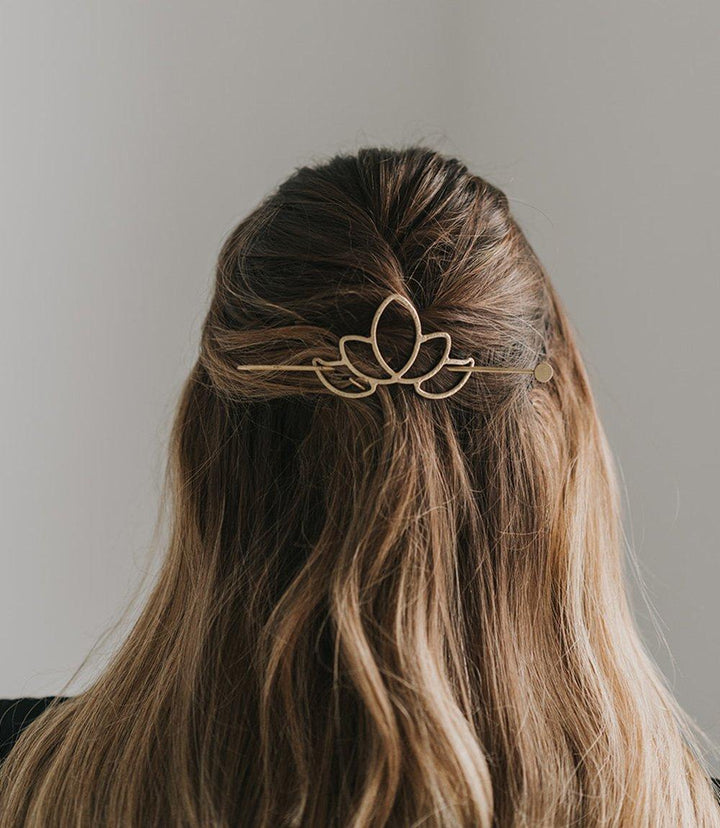 Lotus Hair Hoop and Pin