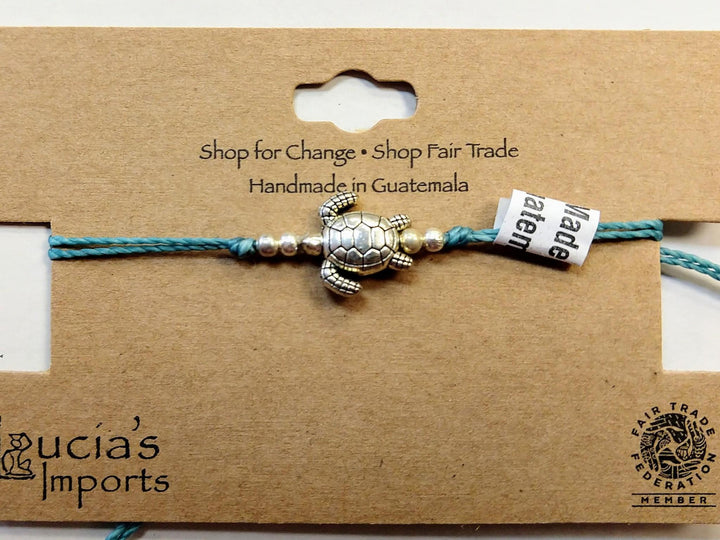 String Charm Bracelet Turtle