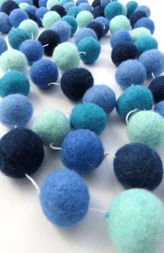 Felt Ball Garland