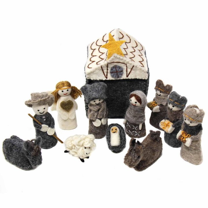12 Piece Felt Nativity
