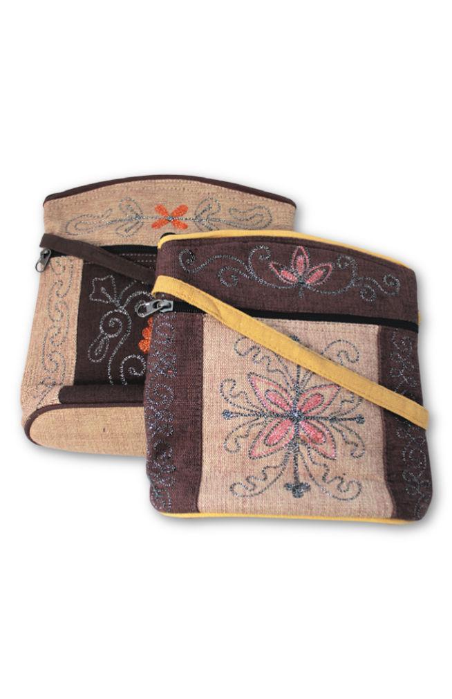 Oval Bottom Passport Bag