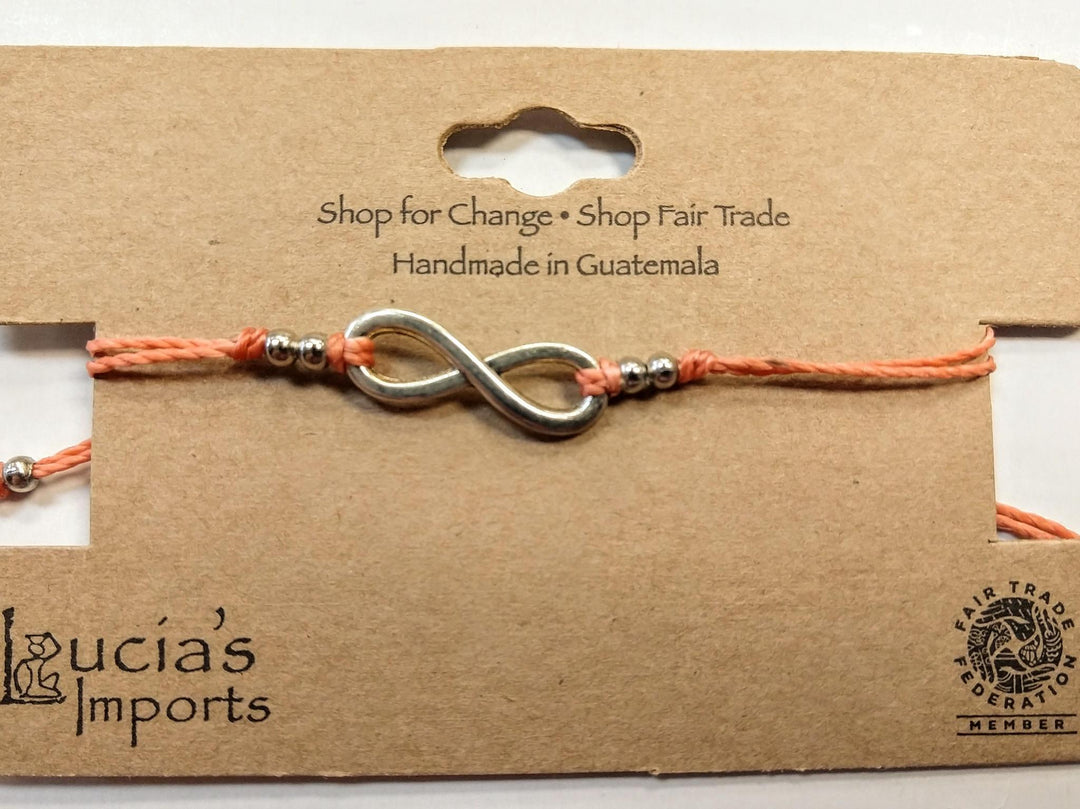 String Charm Bracelet Infinity