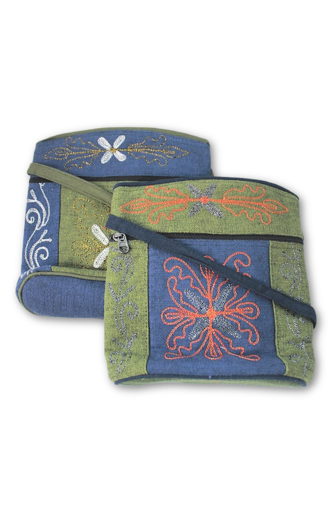 Oval Bottom Passport Bag