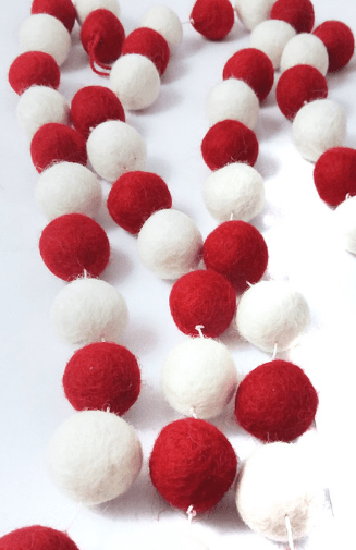Felt Ball Garland