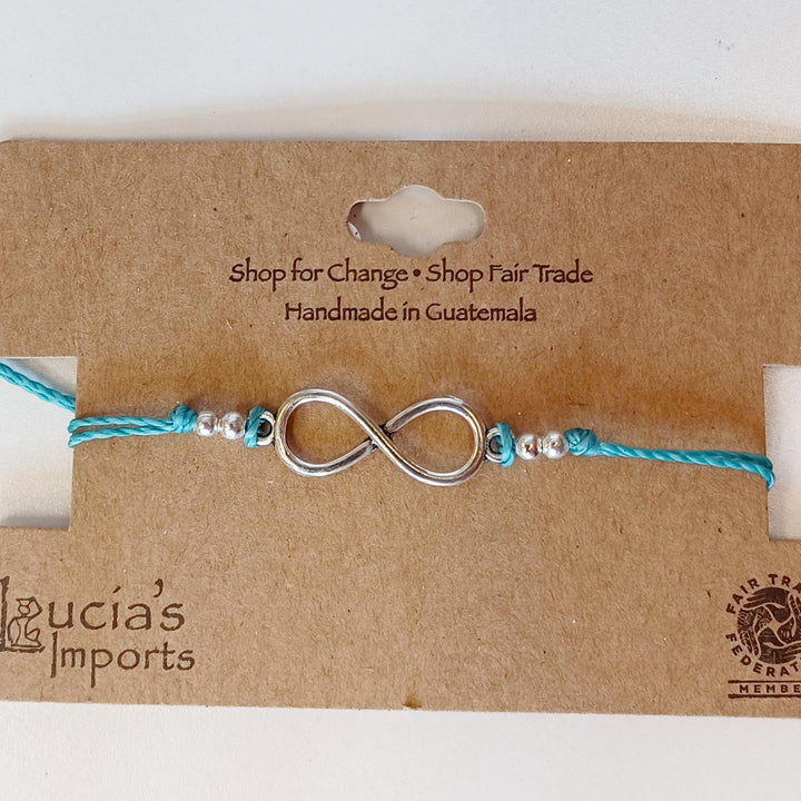 String Charm Bracelet Infinity