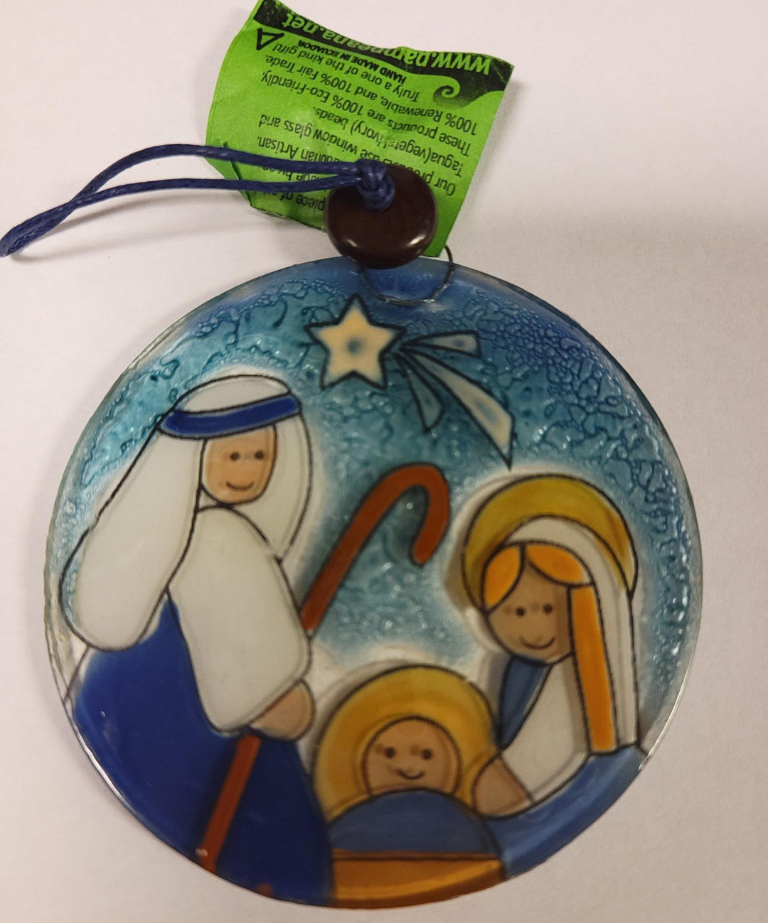 Glass Ornament - Nativity Scene