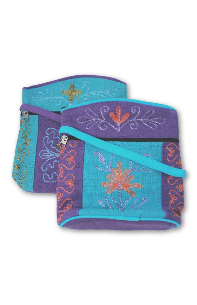 Oval Bottom Passport Bag