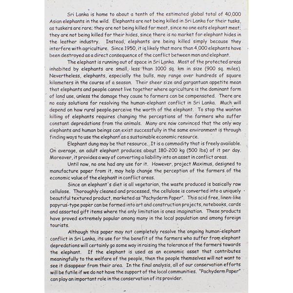 a recycled sheet of paper with type