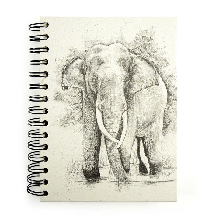 Mr. Ellie Pooh notebook with tusker sketch