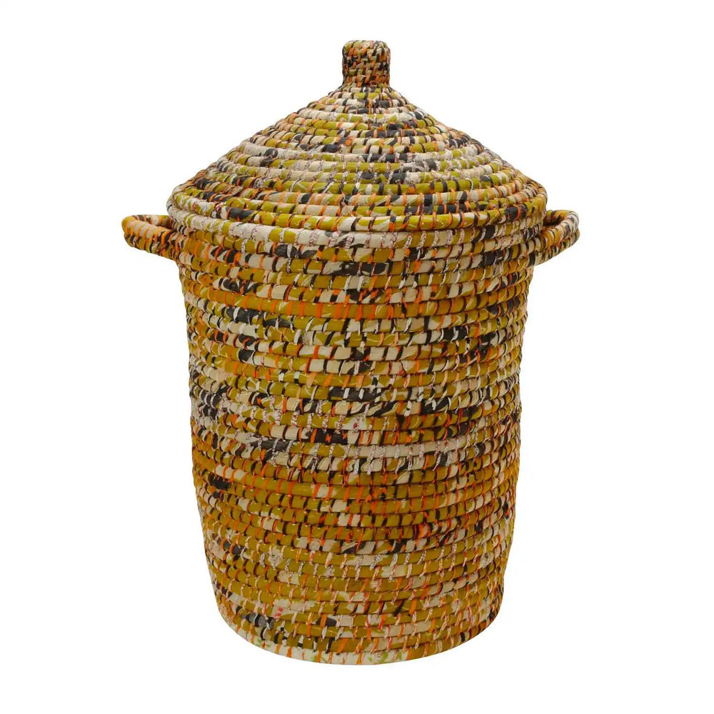 Sari hamper on a white background