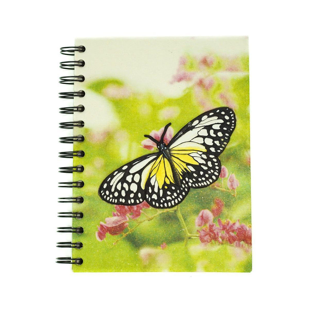 Mr. Ellie Pooh notebook with a yellow butterfly