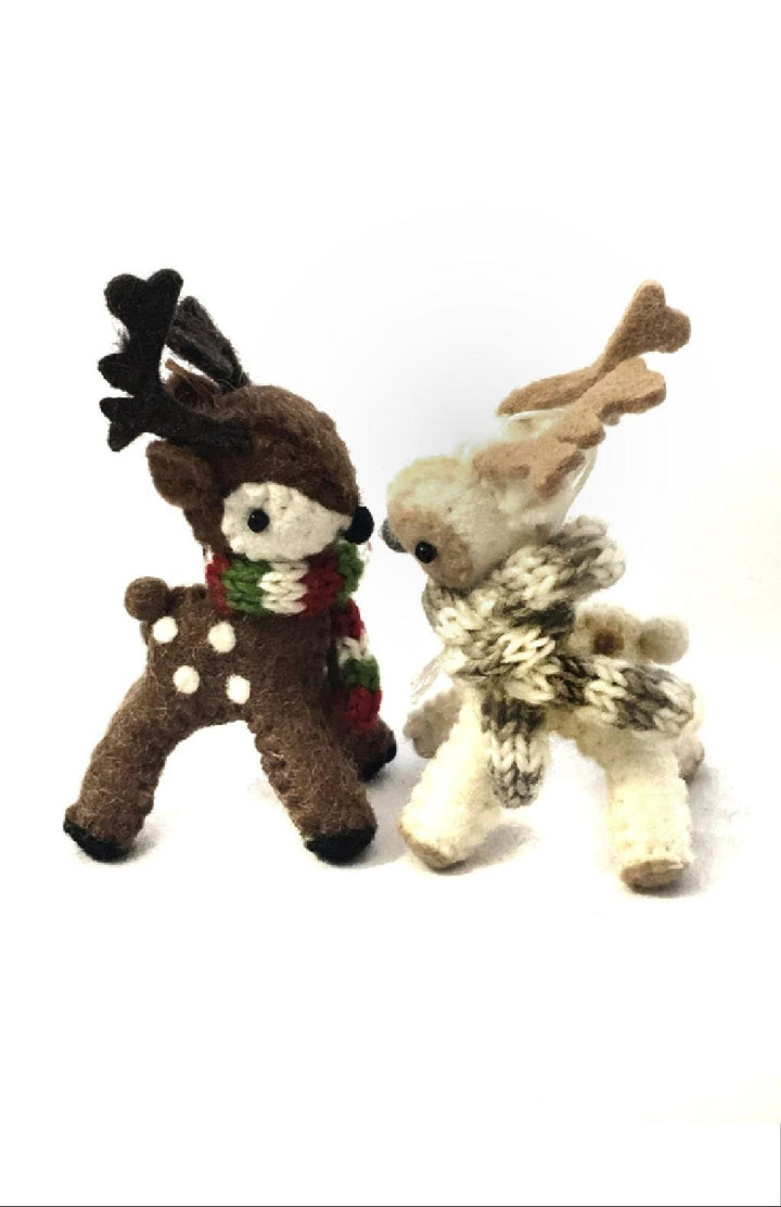 Felt Deer Ornament