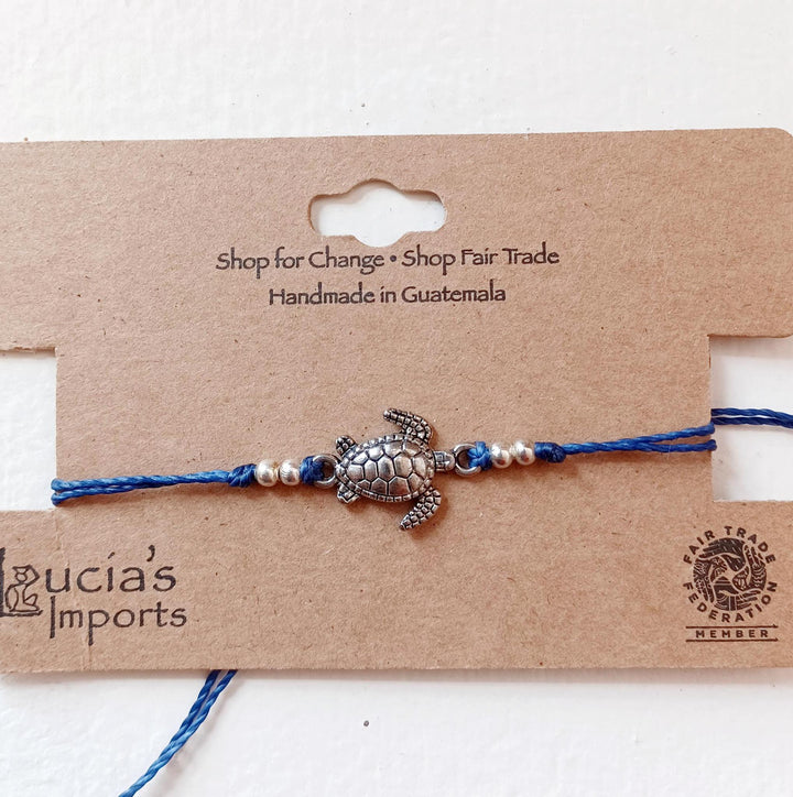 String Charm Bracelet Turtle