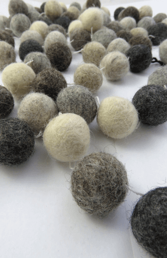 Felt Ball Garland