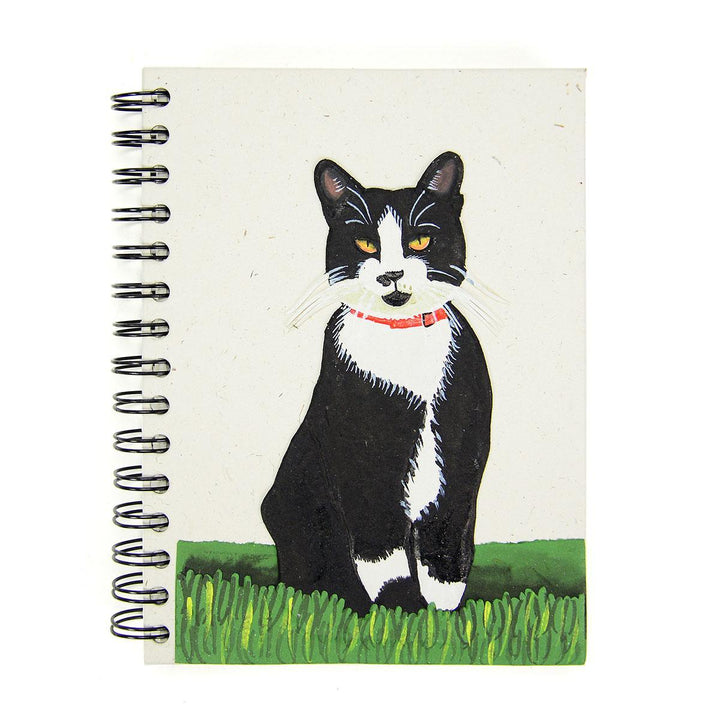 Mr. Ellie Pooh notebook with a cat