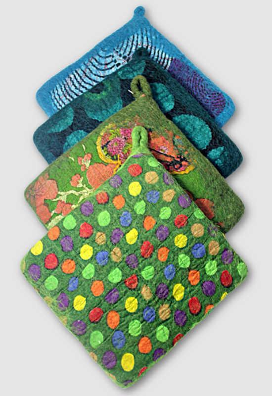 Artistic Felt Potholder