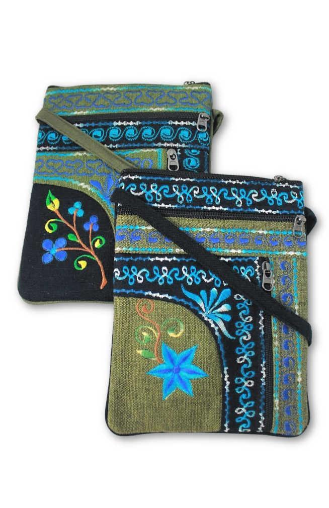 Passport Bag with Vertical Zip