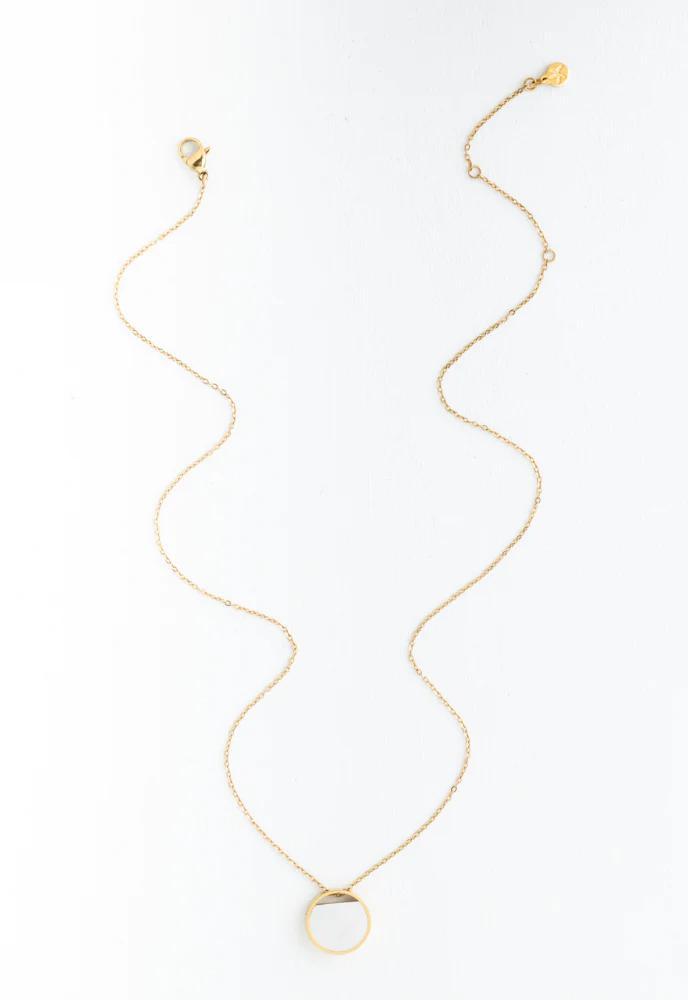 Iris Mother of Pearl Necklace