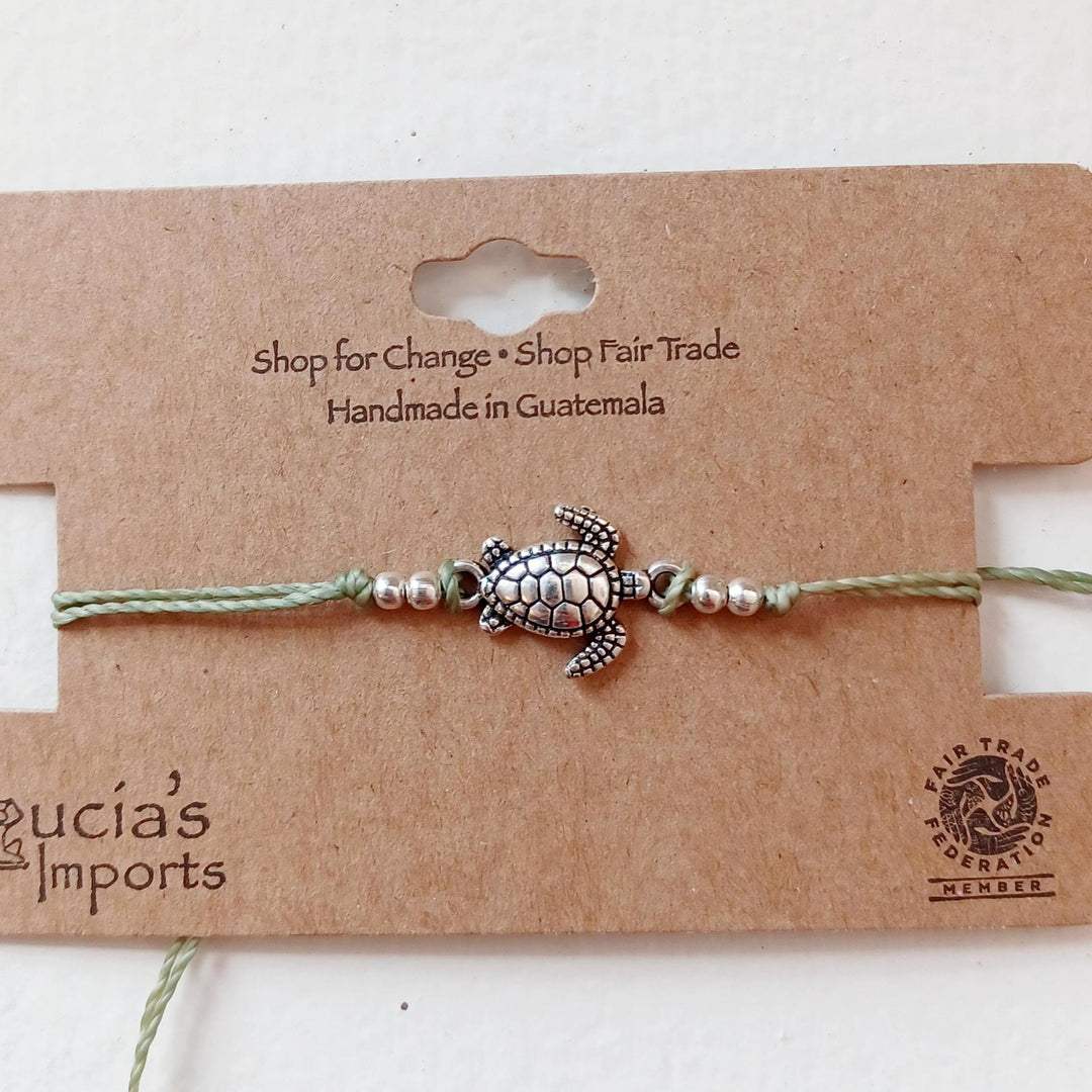 String Charm Bracelet Turtle
