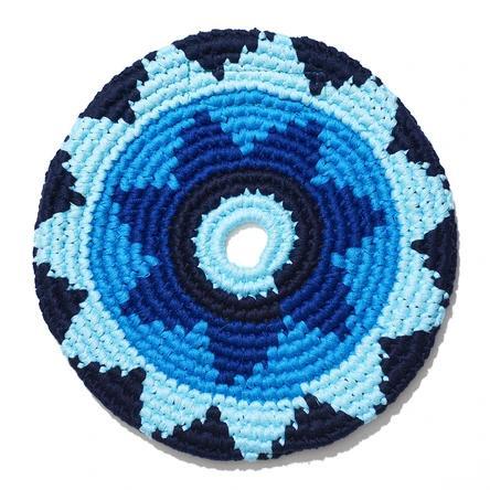 A flying disk on a white background
