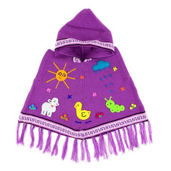 Kids Acrylic Poncho