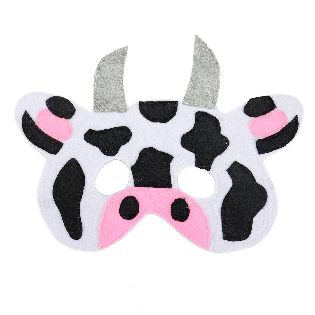 cow felt play mask