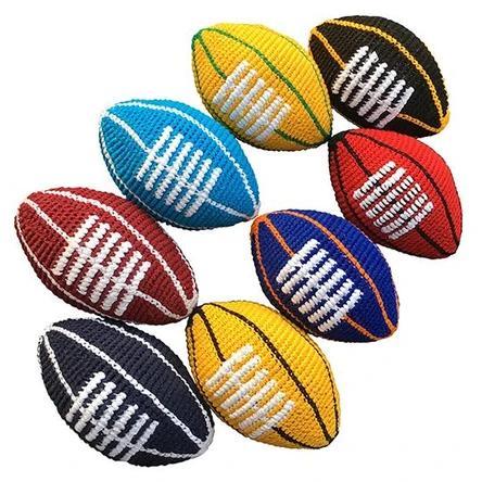 Several footballs on white backgound