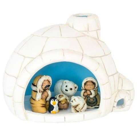 Igloo Ceramic Nativity