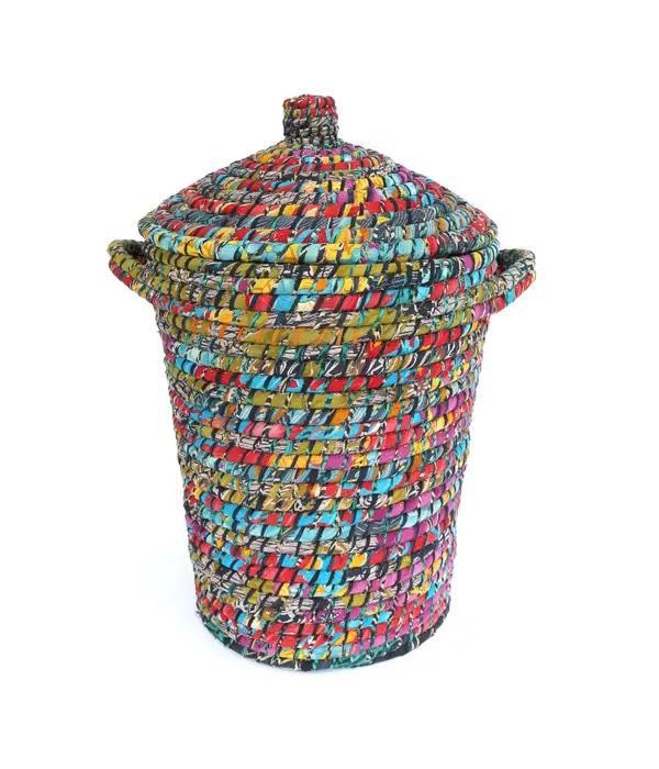 sari hamper on a white background