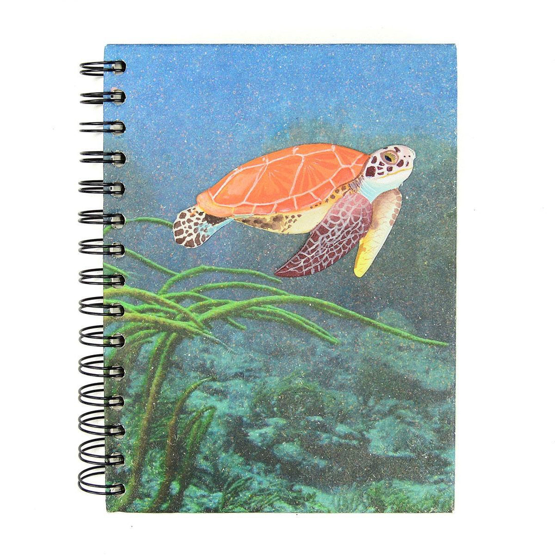 Mr. Ellie Pooh notebook with a sea turtle